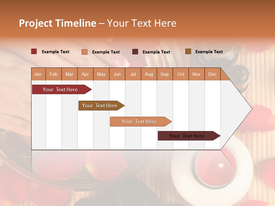 Petals Pink Water PowerPoint Template