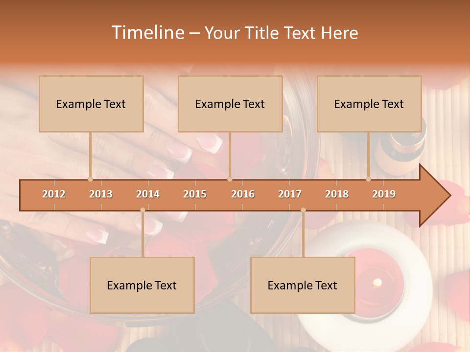 Petals Pink Water PowerPoint Template