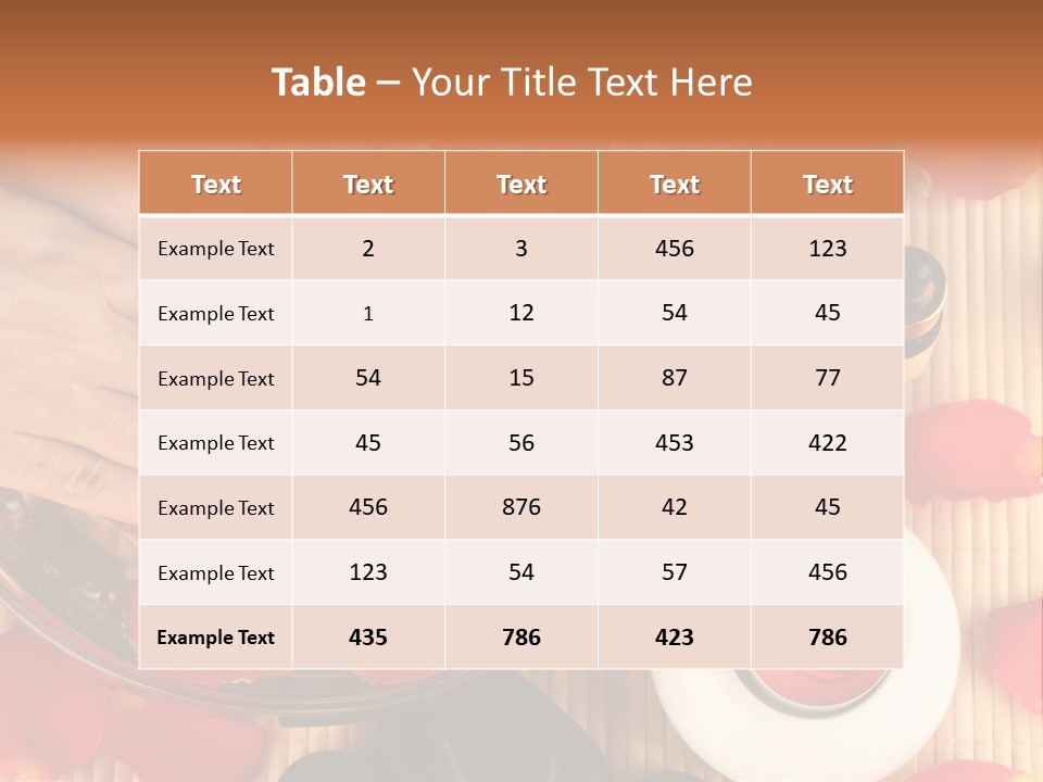 Petals Pink Water PowerPoint Template