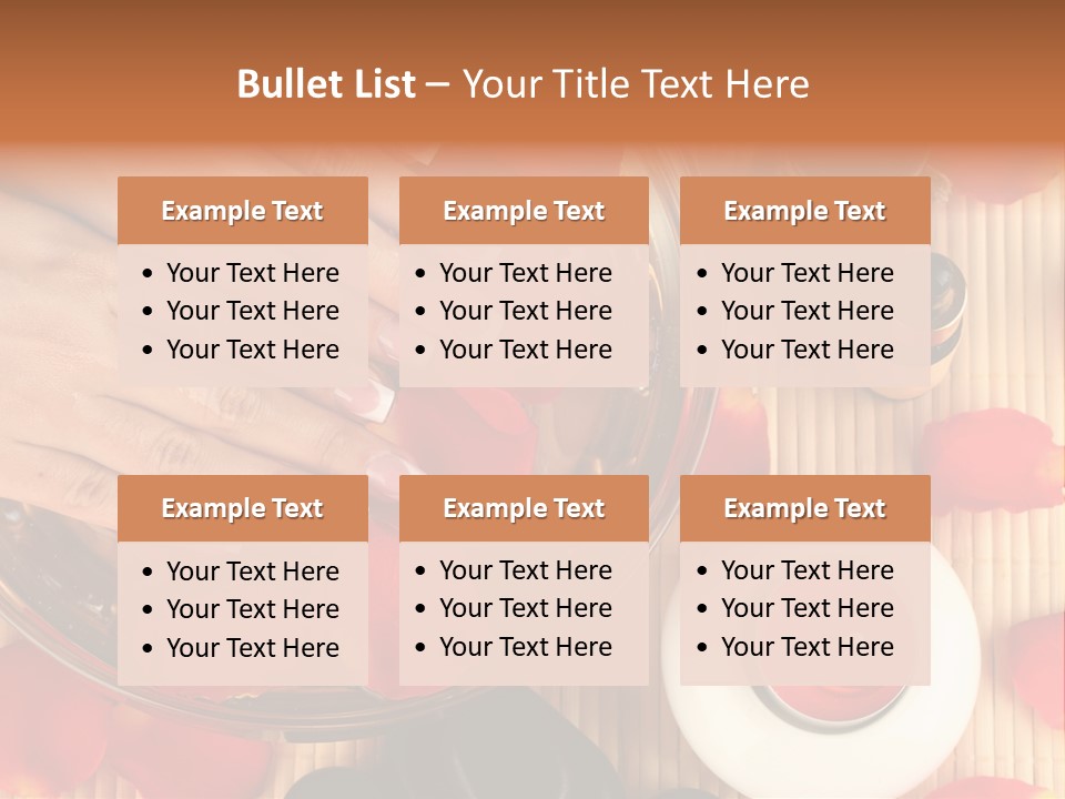 Petals Pink Water PowerPoint Template