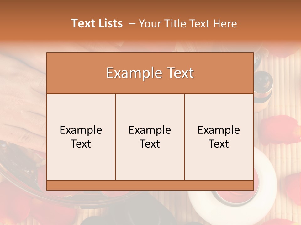 Petals Pink Water PowerPoint Template