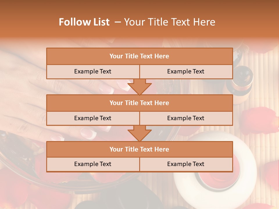 Petals Pink Water PowerPoint Template