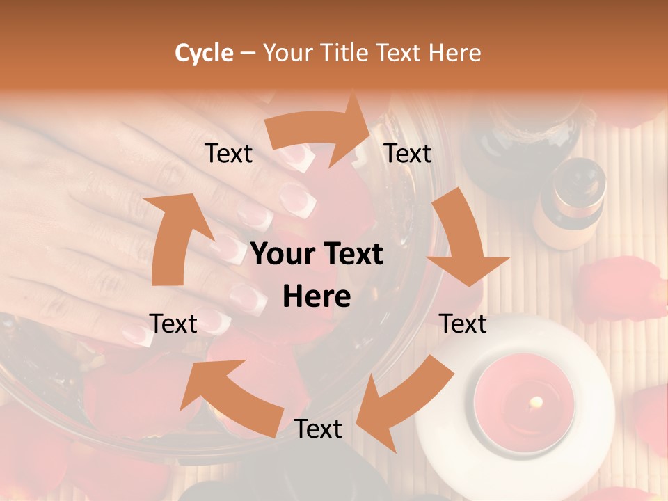 Petals Pink Water PowerPoint Template