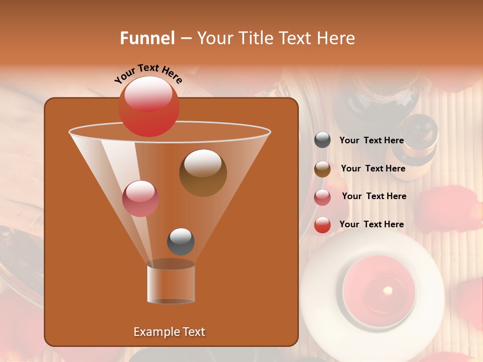 Petals Pink Water PowerPoint Template