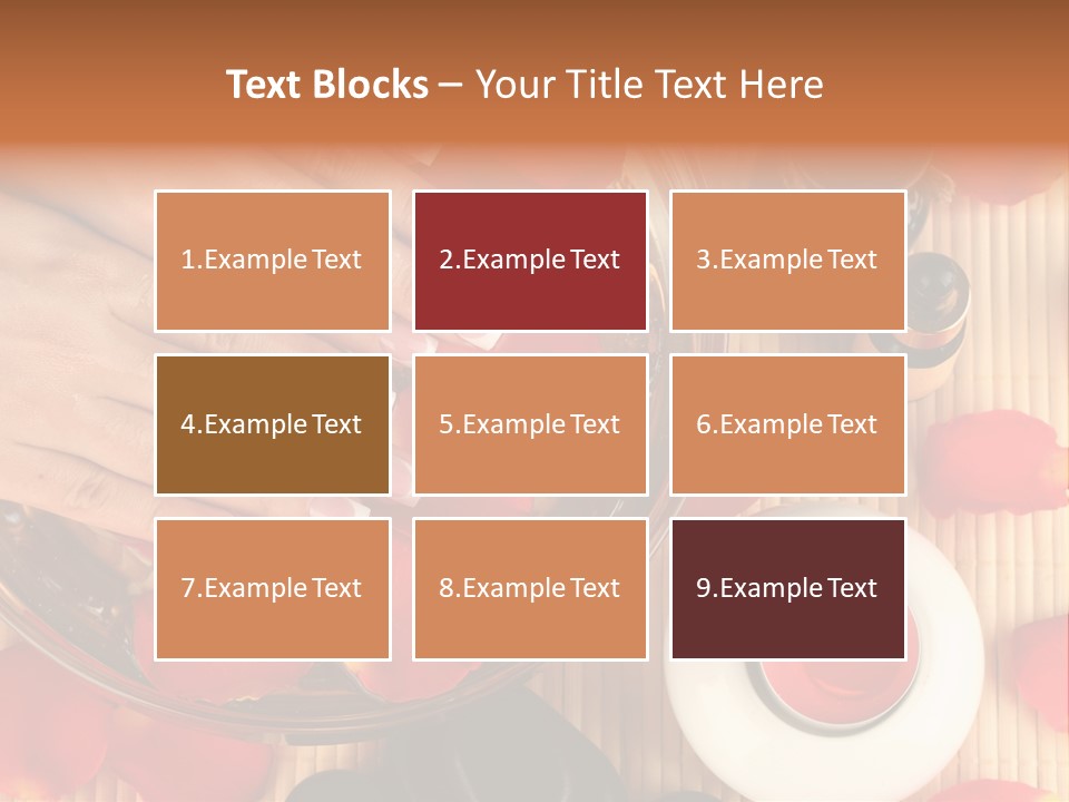 Petals Pink Water PowerPoint Template