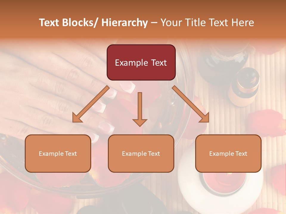 Petals Pink Water PowerPoint Template