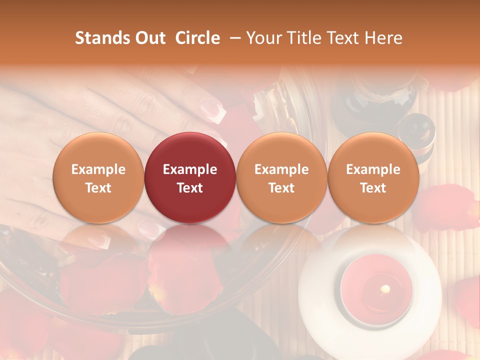 Petals Pink Water PowerPoint Template