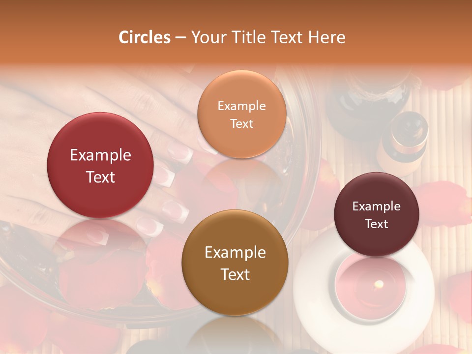 Petals Pink Water PowerPoint Template