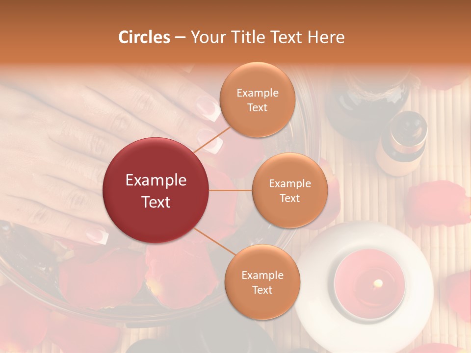 Petals Pink Water PowerPoint Template