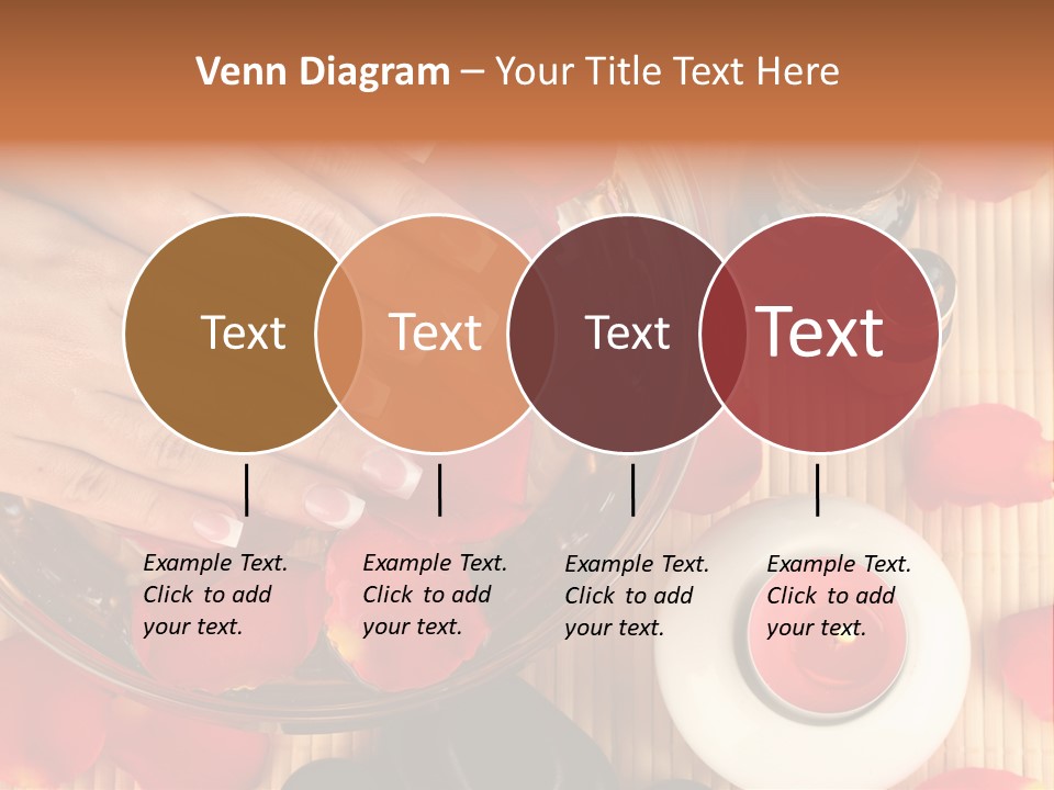 Petals Pink Water PowerPoint Template