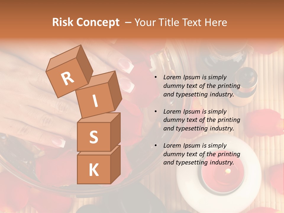 Petals Pink Water PowerPoint Template