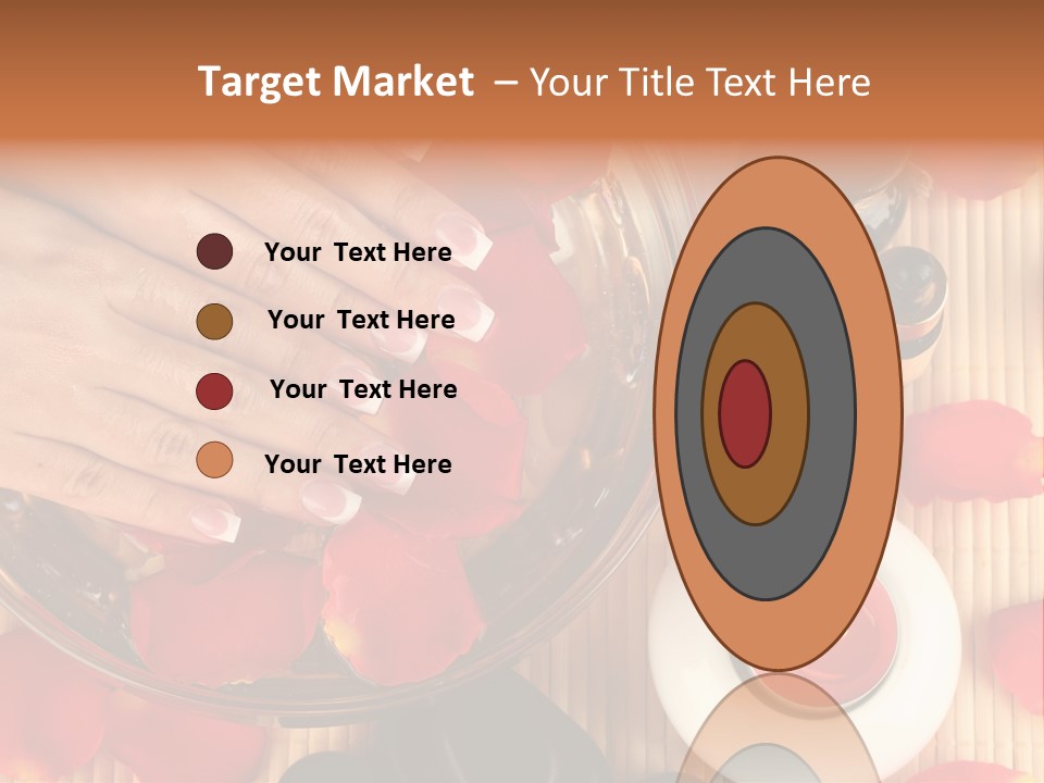 Petals Pink Water PowerPoint Template