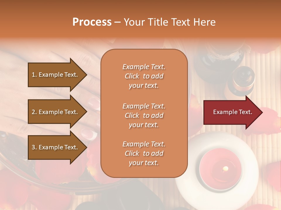 Petals Pink Water PowerPoint Template