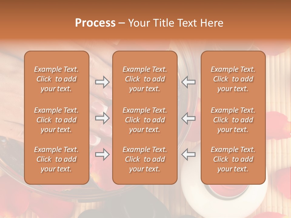 Petals Pink Water PowerPoint Template