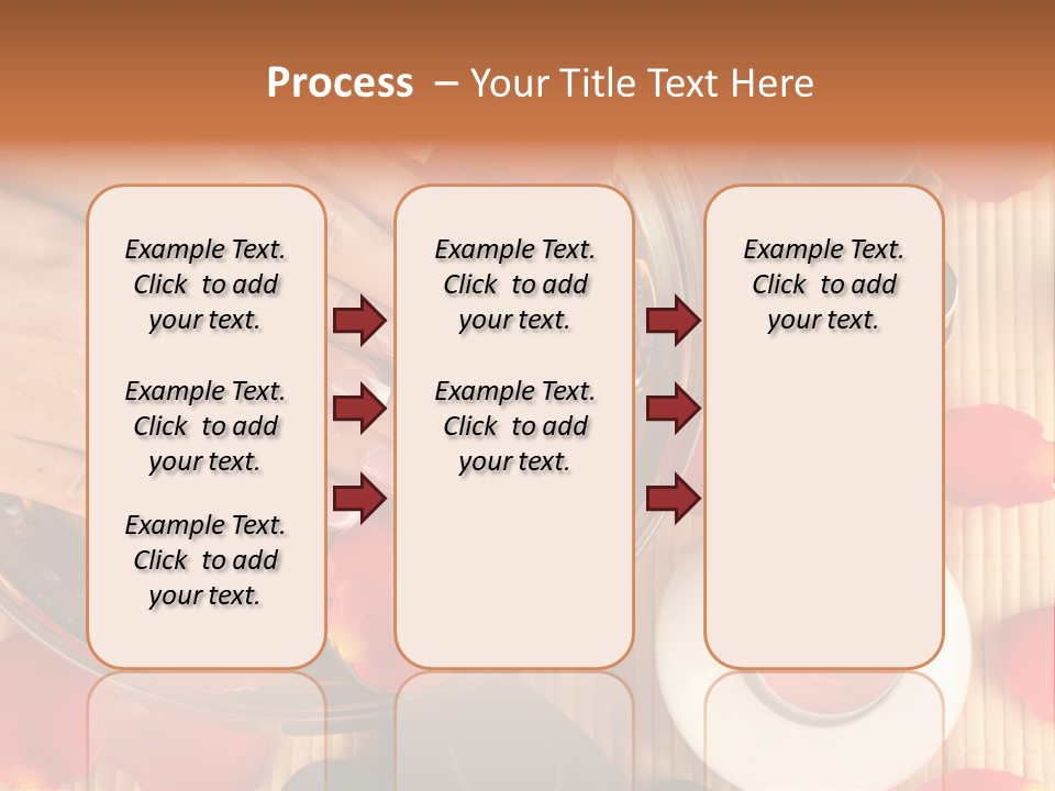 Petals Pink Water PowerPoint Template