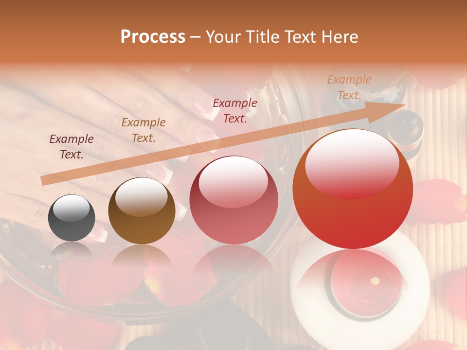 Petals Pink Water PowerPoint Template