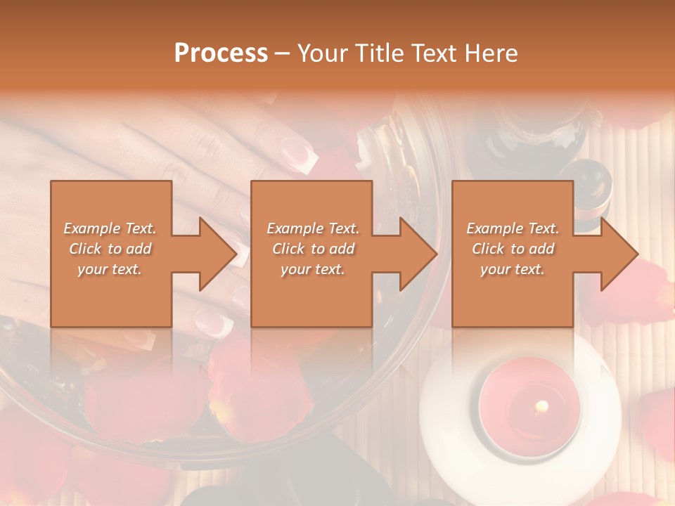 Petals Pink Water PowerPoint Template