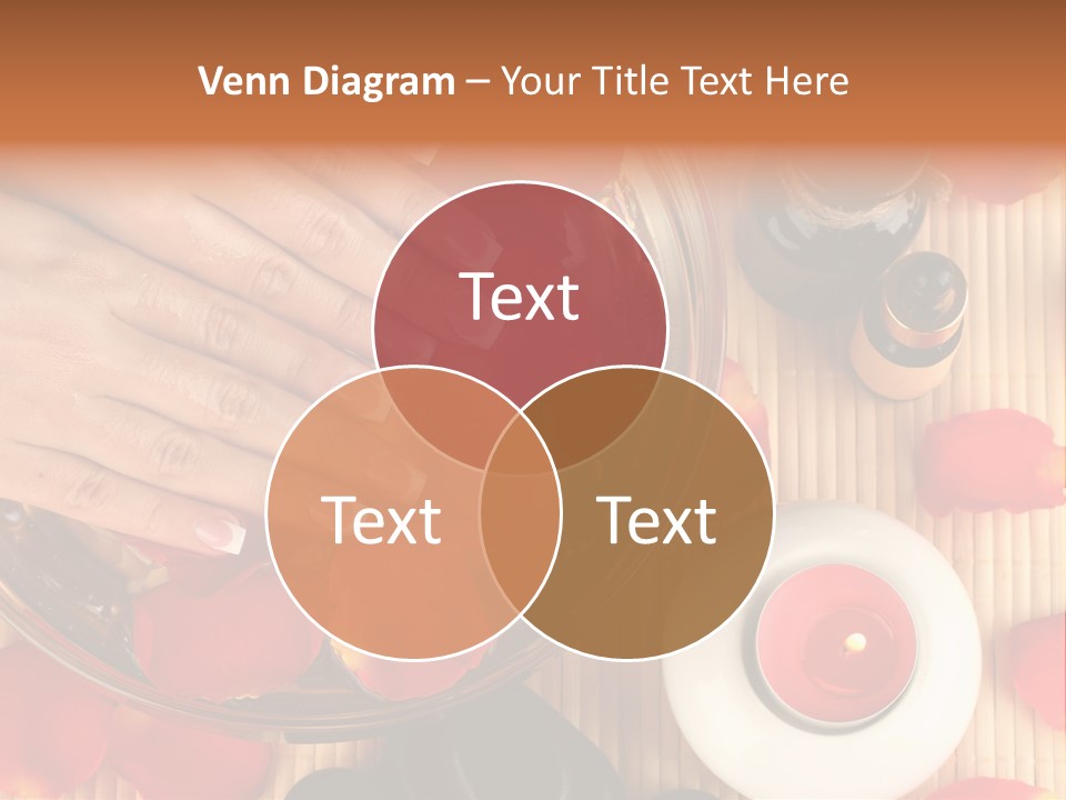 Petals Pink Water PowerPoint Template