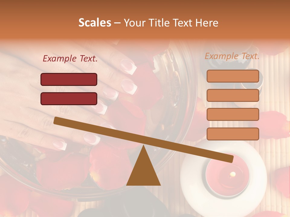 Petals Pink Water PowerPoint Template