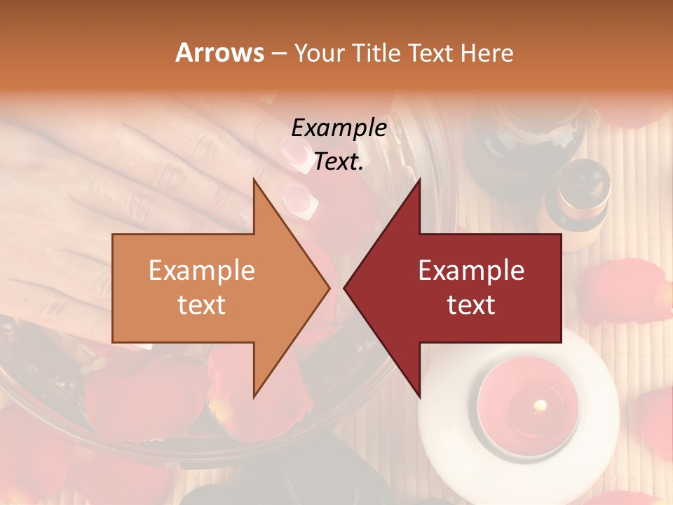 Petals Pink Water PowerPoint Template