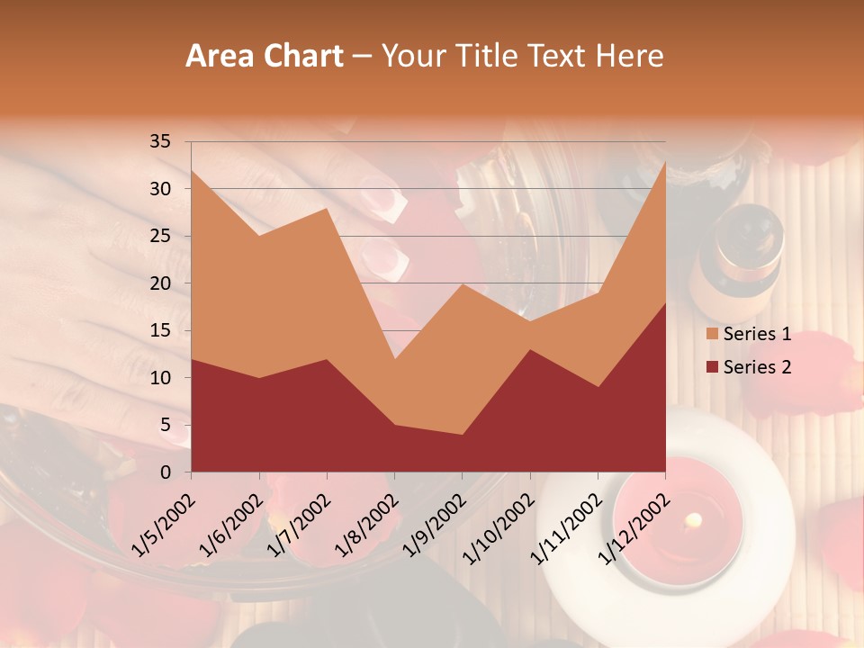 Petals Pink Water PowerPoint Template