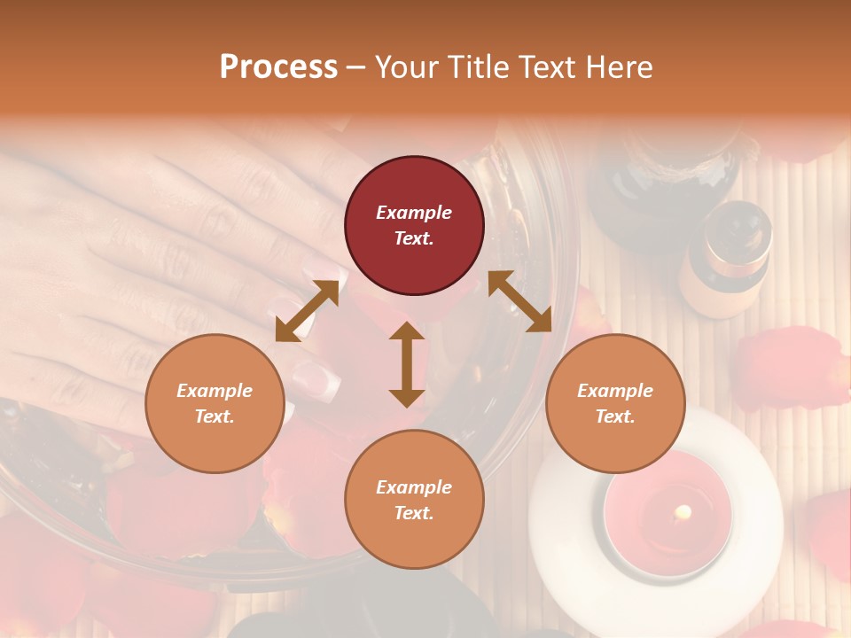 Petals Pink Water PowerPoint Template