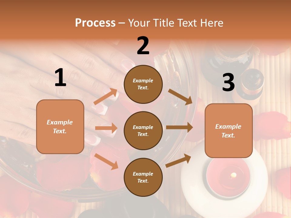 Petals Pink Water PowerPoint Template