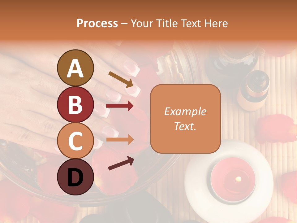 Petals Pink Water PowerPoint Template