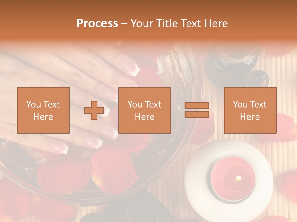 Petals Pink Water PowerPoint Template