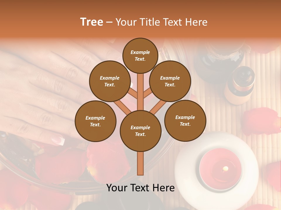 Petals Pink Water PowerPoint Template