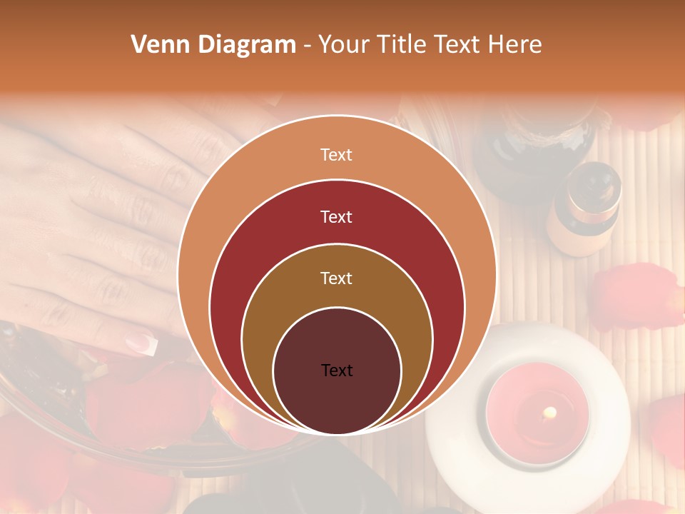 Petals Pink Water PowerPoint Template