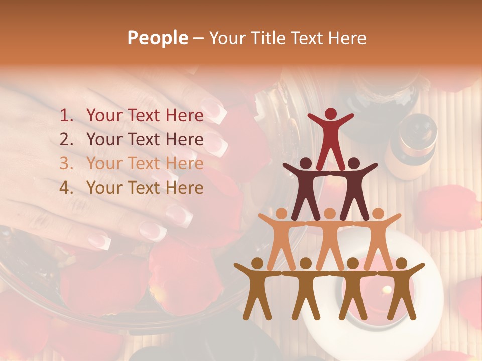 Petals Pink Water PowerPoint Template