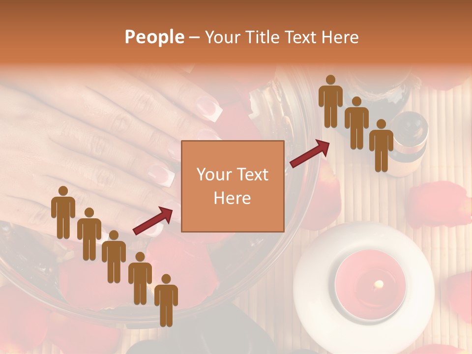 Petals Pink Water PowerPoint Template