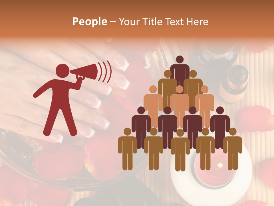 Petals Pink Water PowerPoint Template