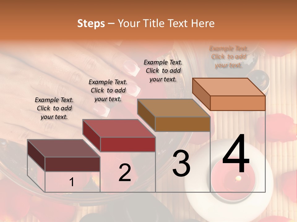 Petals Pink Water PowerPoint Template