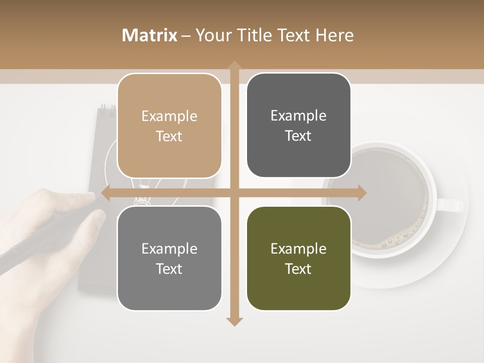 Closeup Lightbulb Draw PowerPoint Template