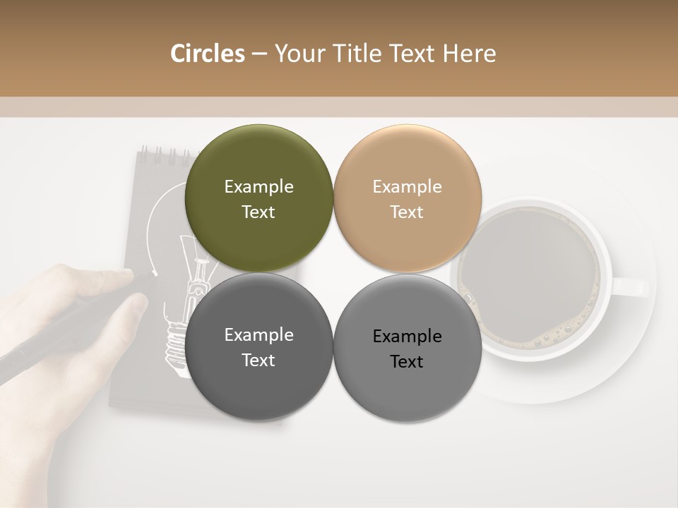 Closeup Lightbulb Draw PowerPoint Template