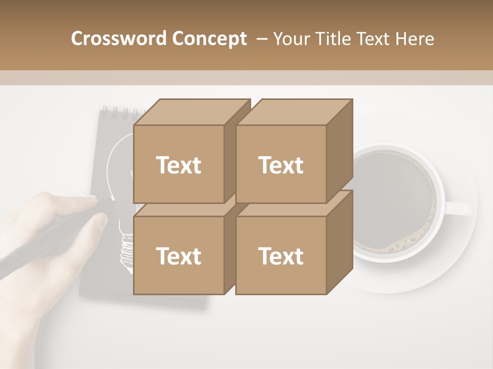 Closeup Lightbulb Draw PowerPoint Template