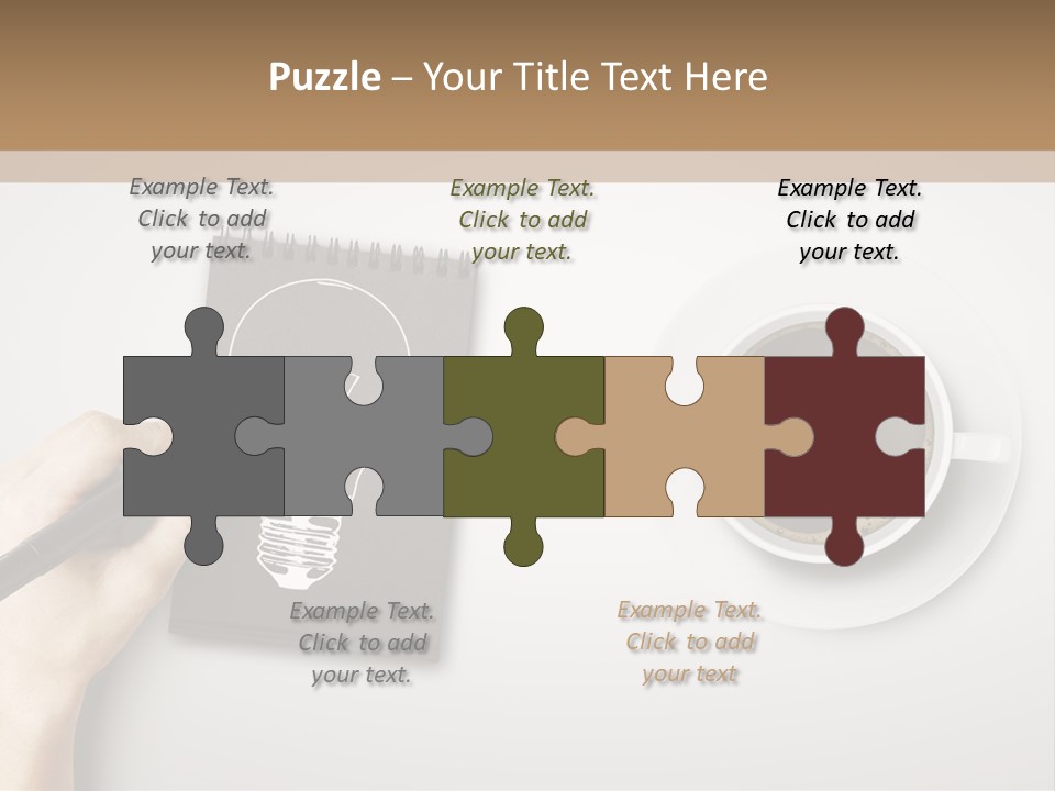 Closeup Lightbulb Draw PowerPoint Template