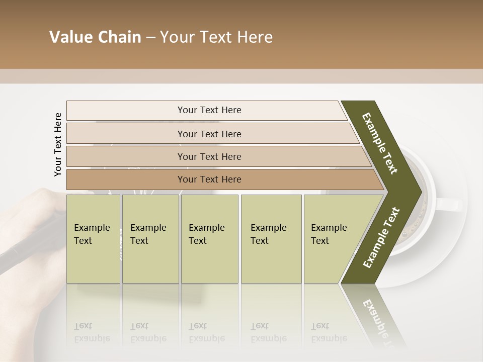 Closeup Lightbulb Draw PowerPoint Template