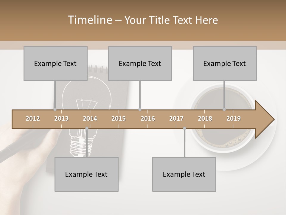 Closeup Lightbulb Draw PowerPoint Template