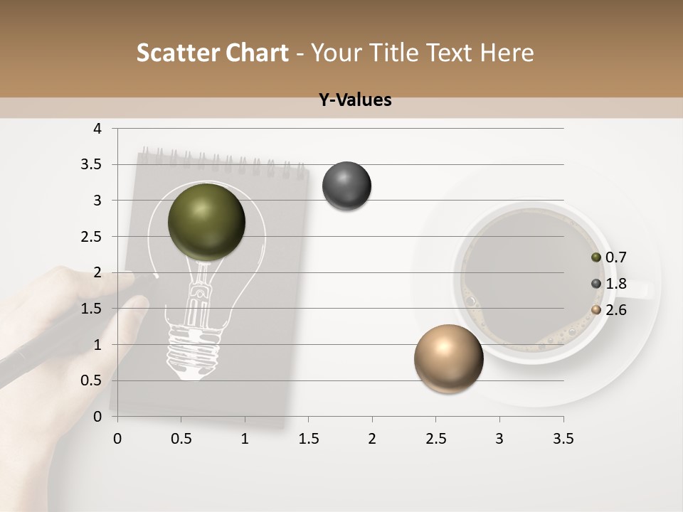 Closeup Lightbulb Draw PowerPoint Template