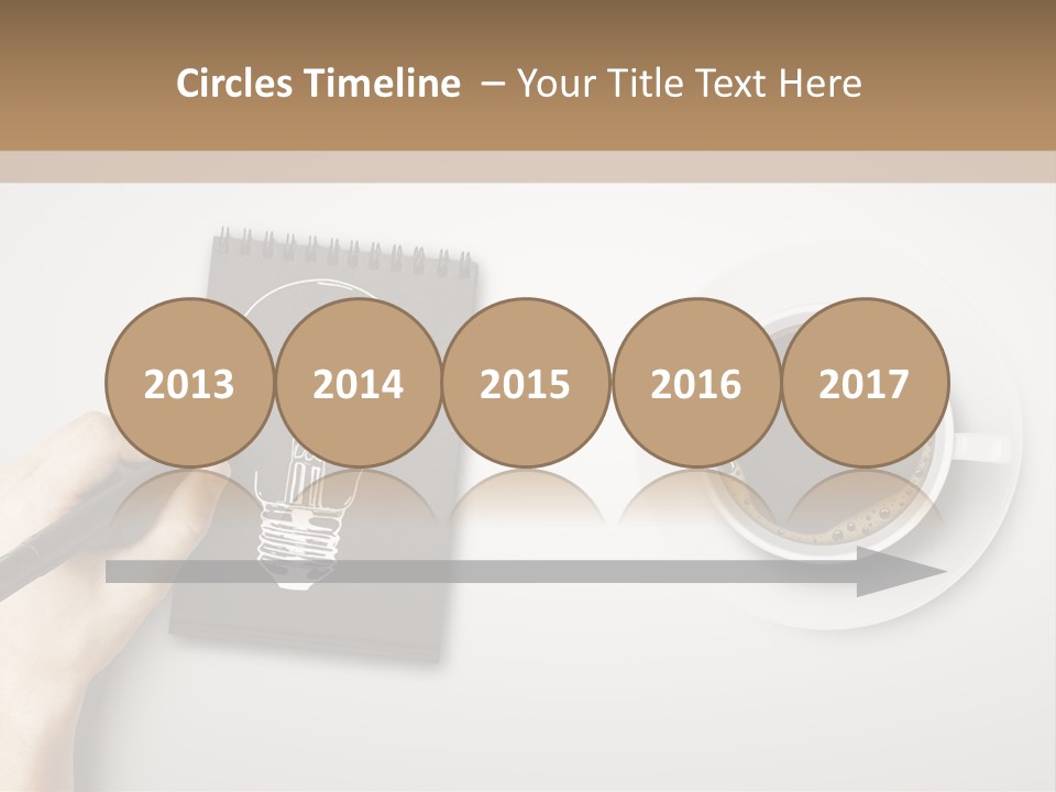 Closeup Lightbulb Draw PowerPoint Template