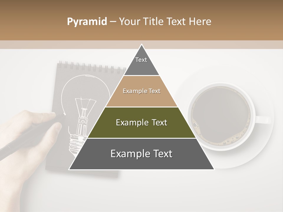Closeup Lightbulb Draw PowerPoint Template