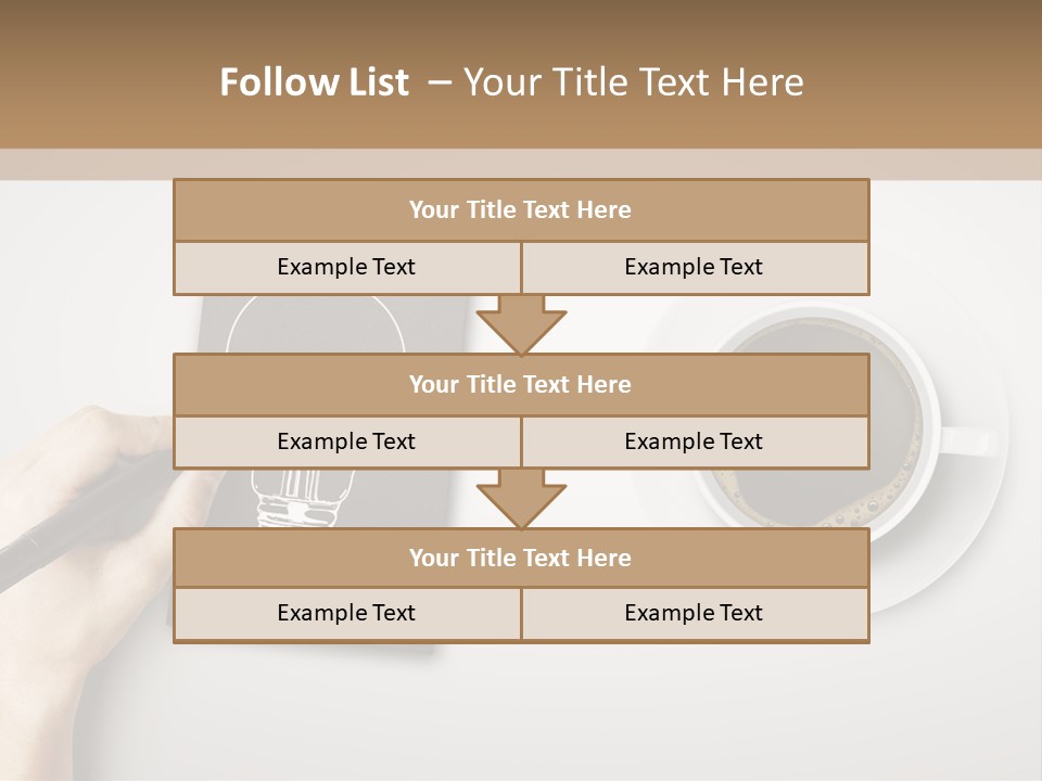 Closeup Lightbulb Draw PowerPoint Template