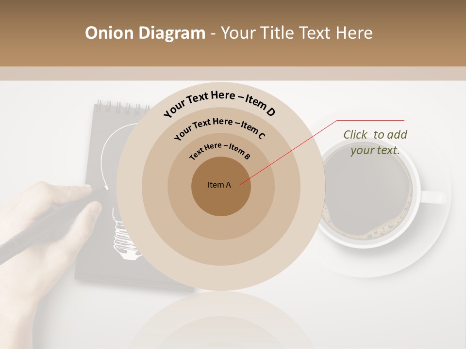 Closeup Lightbulb Draw PowerPoint Template