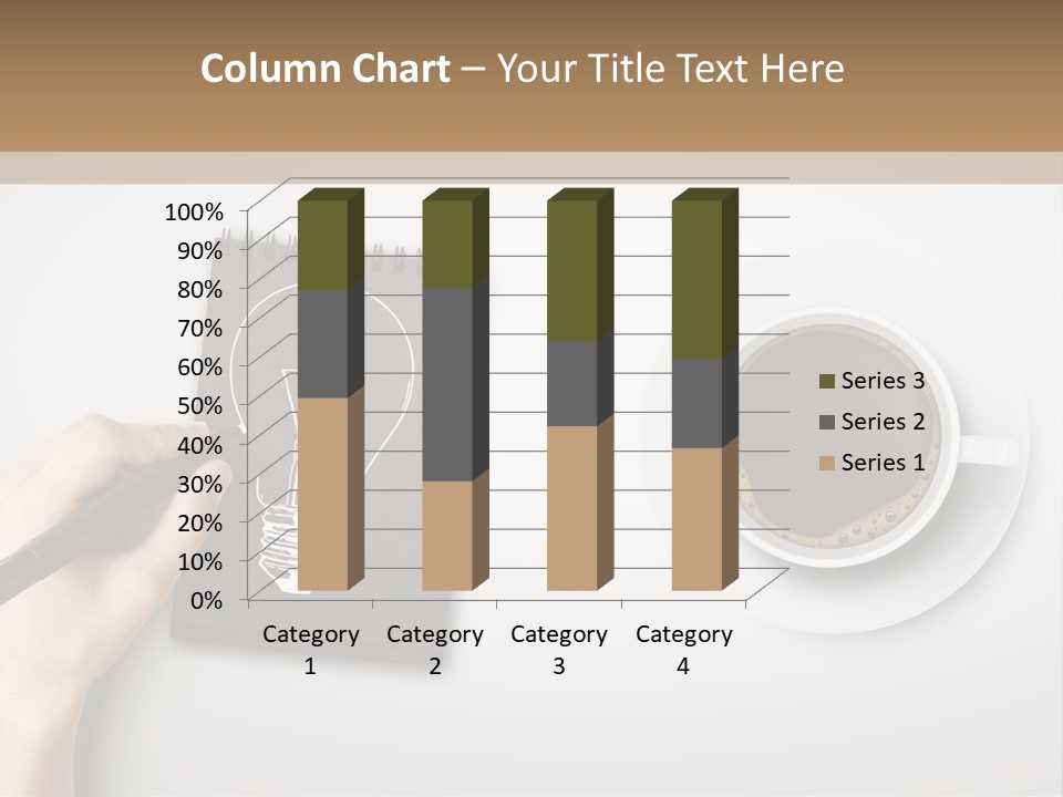 Closeup Lightbulb Draw PowerPoint Template