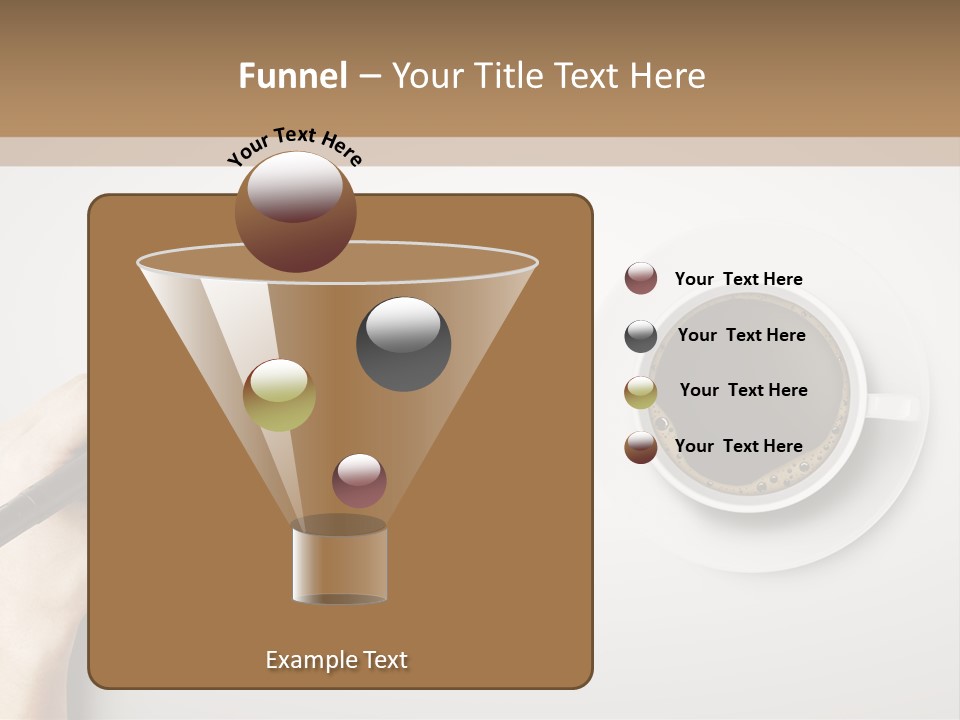 Closeup Lightbulb Draw PowerPoint Template
