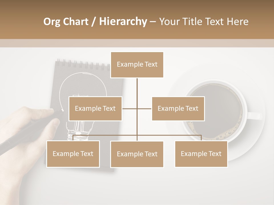 Closeup Lightbulb Draw PowerPoint Template
