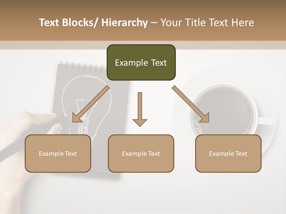Closeup Lightbulb Draw PowerPoint Template